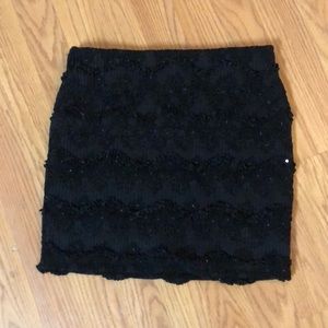 Size Small black mini skirt